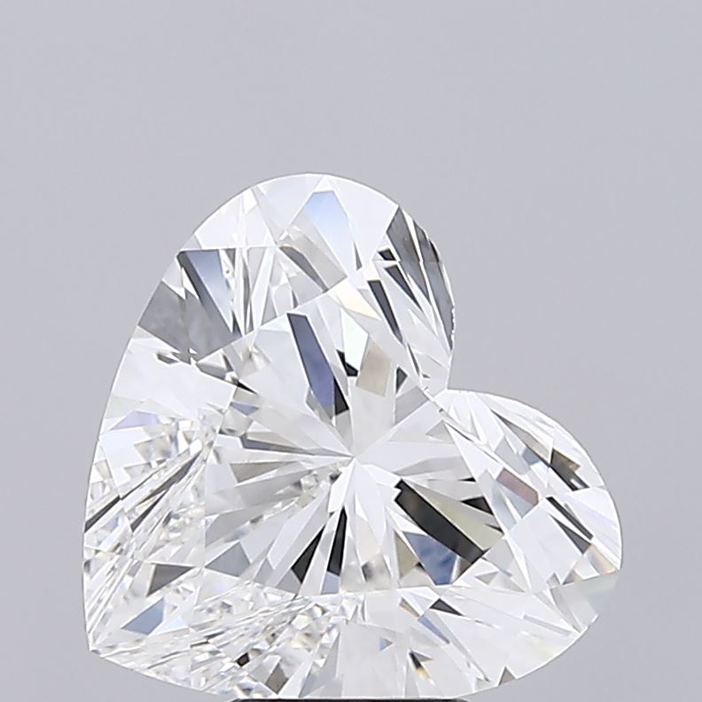 6.94 Carat Heart Brilliant Cut Laboratory Grown Diamond