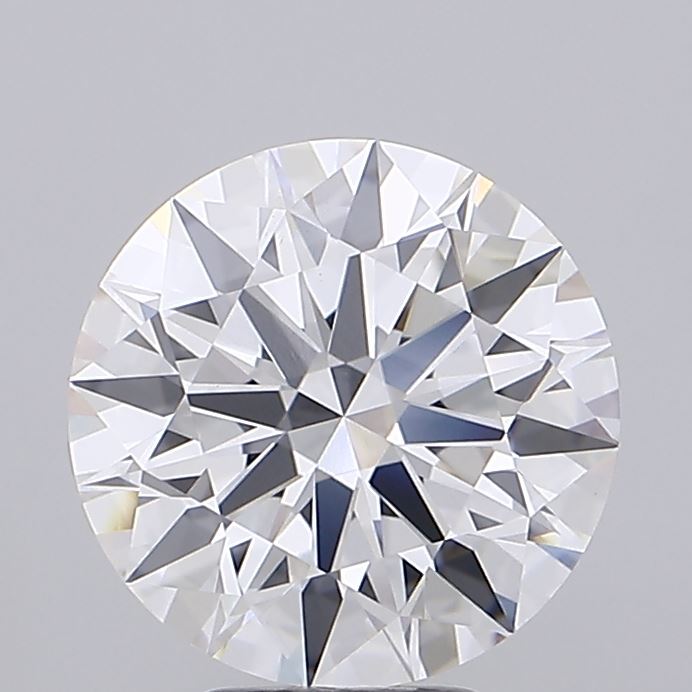 6.02 carat Round lab-grown diamond