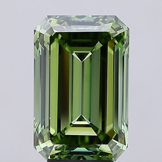 6.01ct Emerald Fancy Vivid Green VS1 IGI