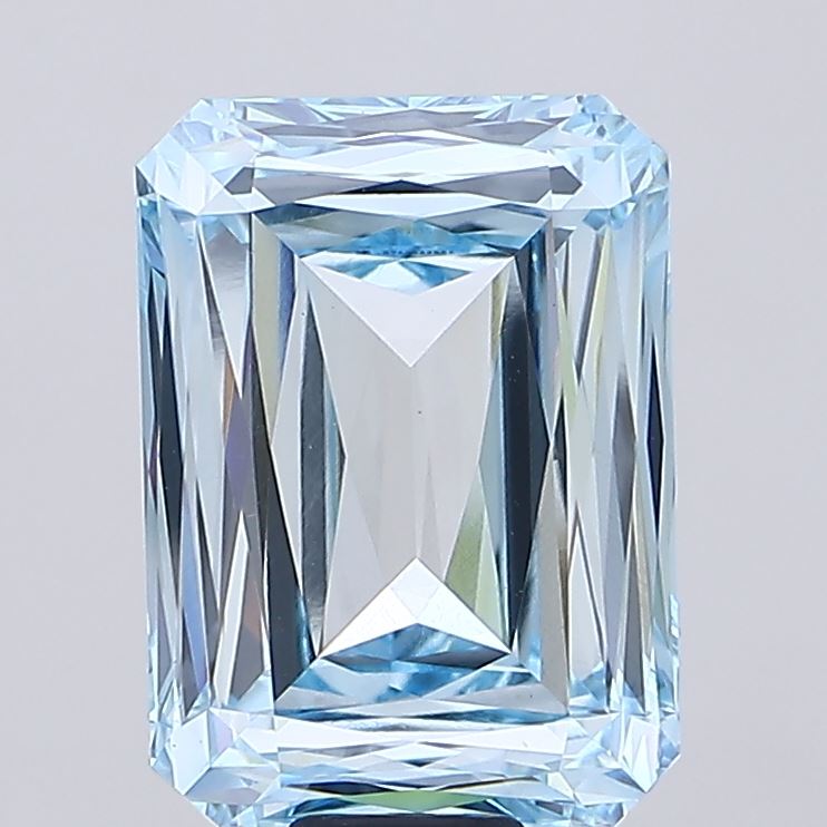 20.04 ct Radiant lab grown diamond Fancy Vivid Blue VS1