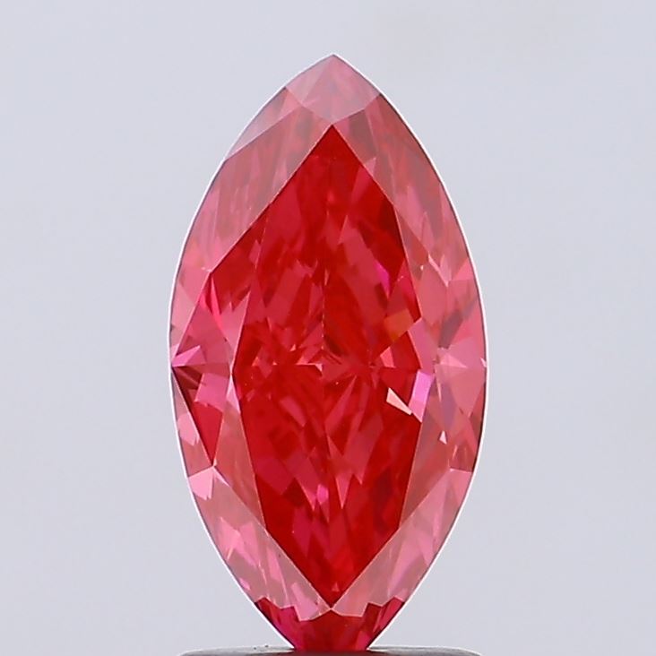 2.0ct Marquise Fancy Vivid Red VS1