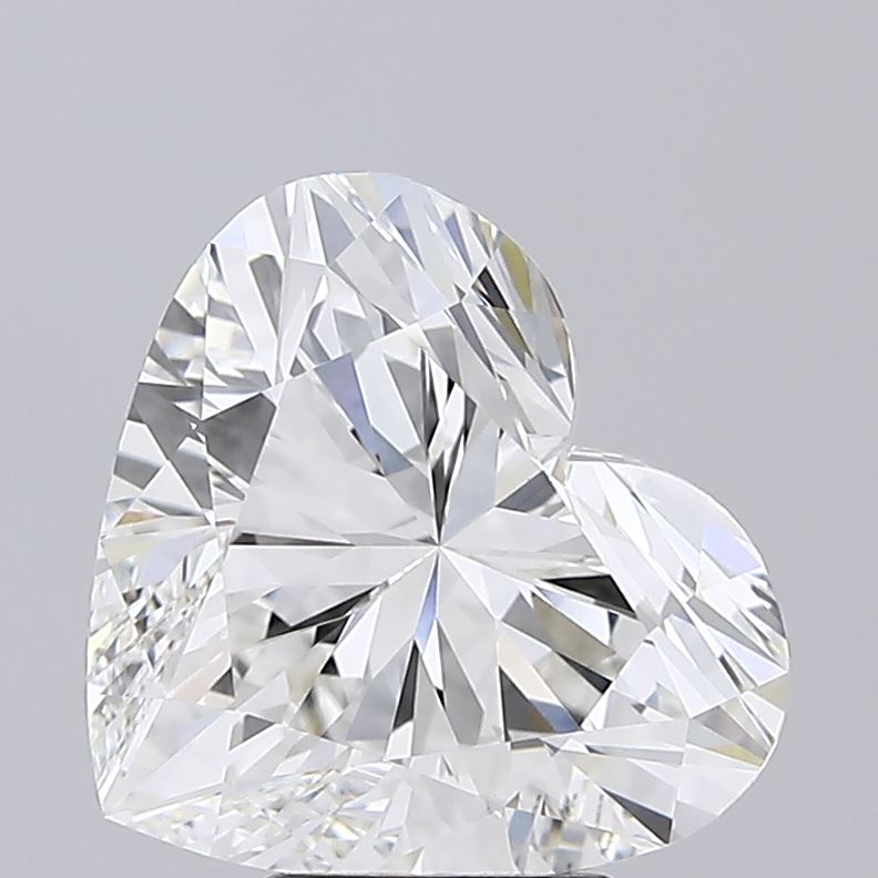 5.09 Carat Heart Brilliant Cut Laboratory Grown Diamond