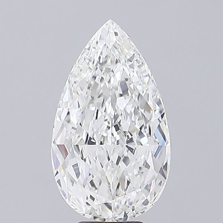 Pear 5.03ct F VVS2