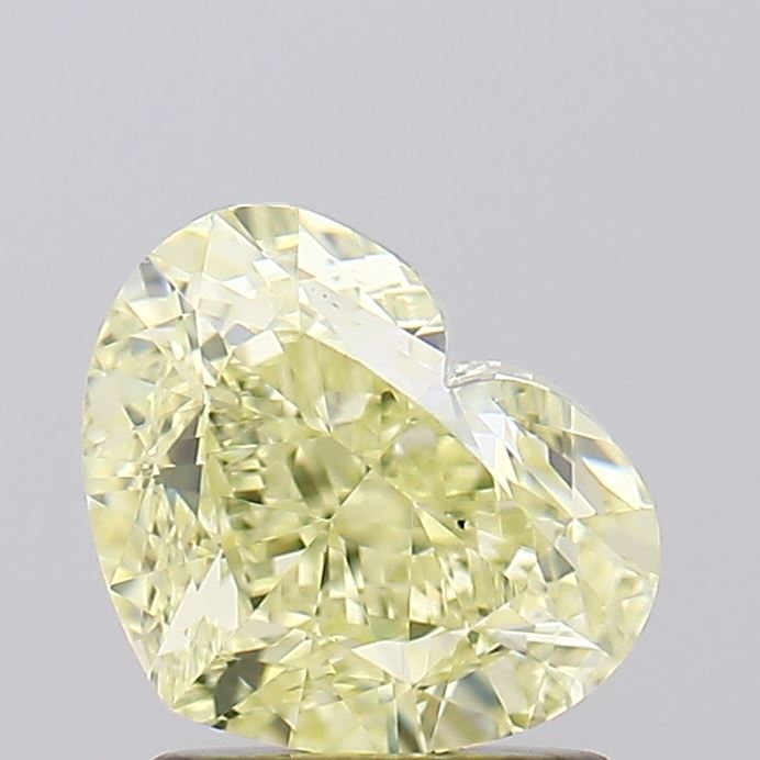 2.1ct Fancy Yellow Heart Natural Diamond