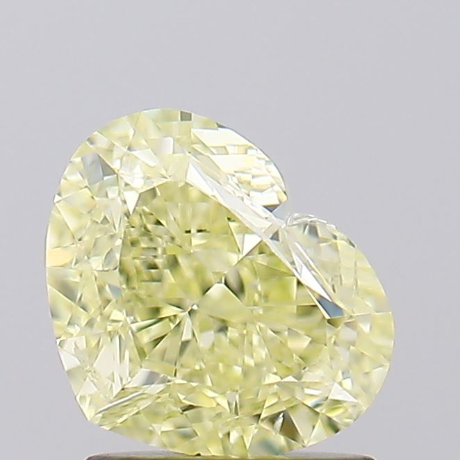 2.01ct Fancy Yellow Heart Natural Diamond