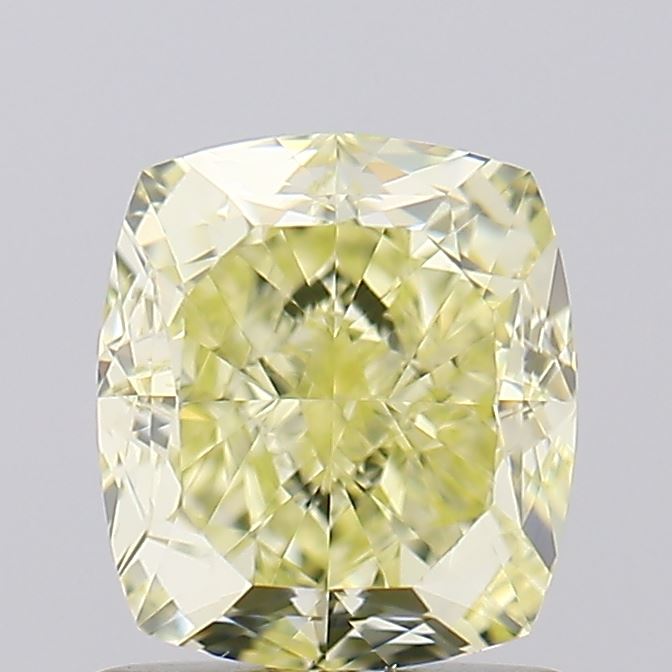 1.5ct Fancy Yellow Cushion Natural Diamond