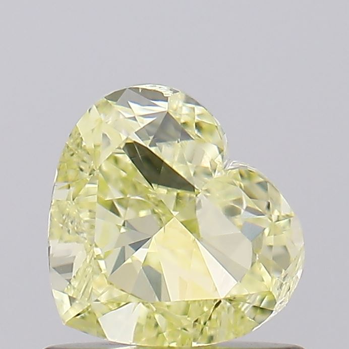 1ct Fancy Yellow Heart Natural Diamond
