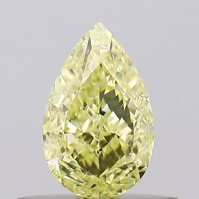 0.5ct Fancy Yellow Pear Natural Diamond