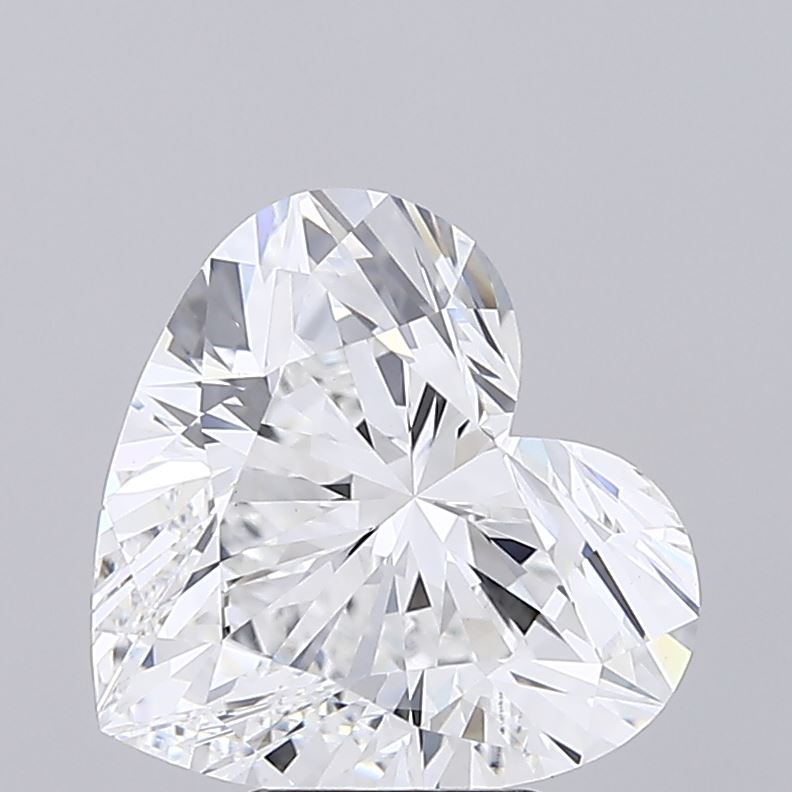 6.08 Carat Heart Brilliant Cut Laboratory Grown Diamond