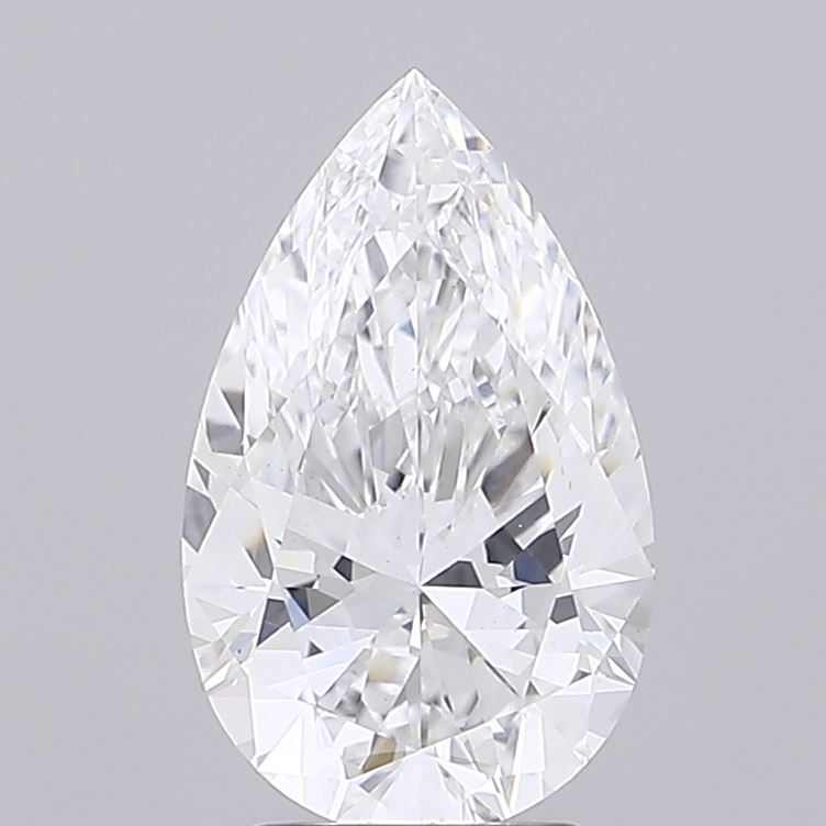 2.96 Carat Pear Brilliant Cut Laboratory Grown Diamond