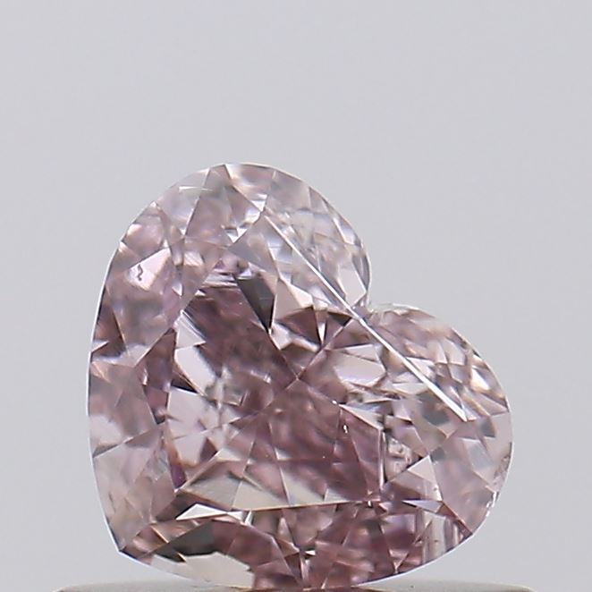 0.52ct Fancy Brownish Pink Heart Natural Diamond