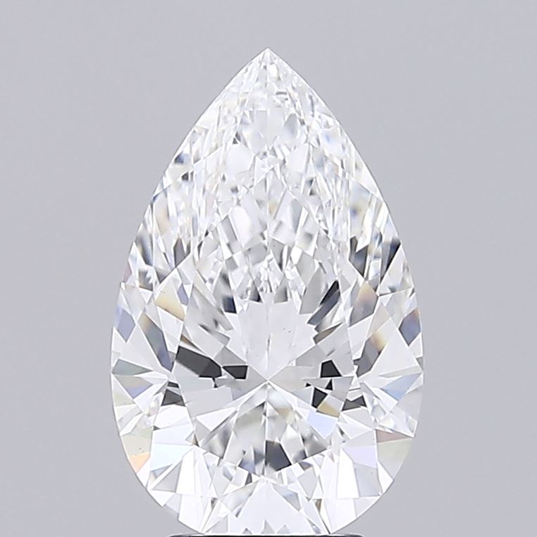 3.72 Carat Pear Brilliant Cut Laboratory Grown Diamond