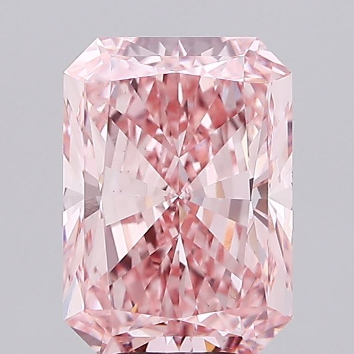 Radiant 5.03ct Fancy Vivid Pink VS1