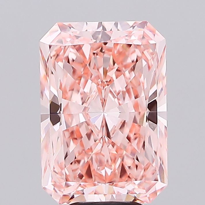 Radiant 6.81ct Fancy Vivid Pink VS1