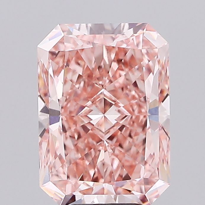 Radiant 5.04ct Fancy Vivid Pink VS1