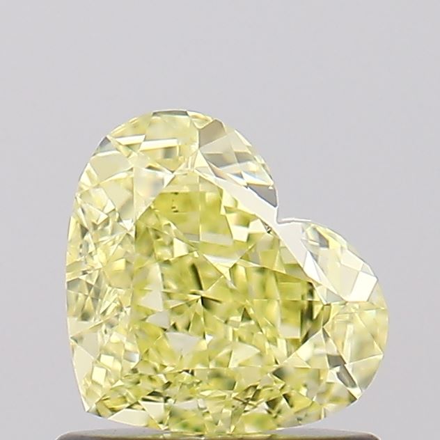 1.05ct Fancy Yellow Heart Natural Diamond