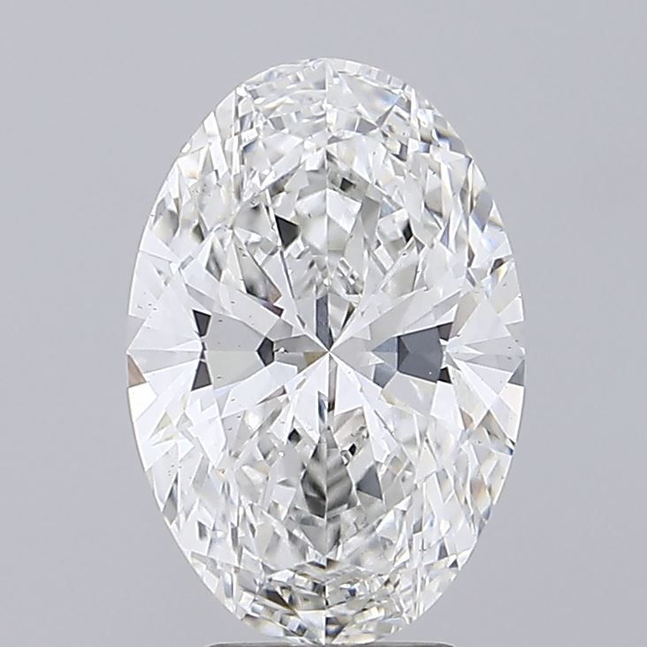 3.95 Carat Oval Brilliant Cut Laboratory Grown Diamond 3.95 Carat Oval Brilliant Cut Laboratory Grown Diamond